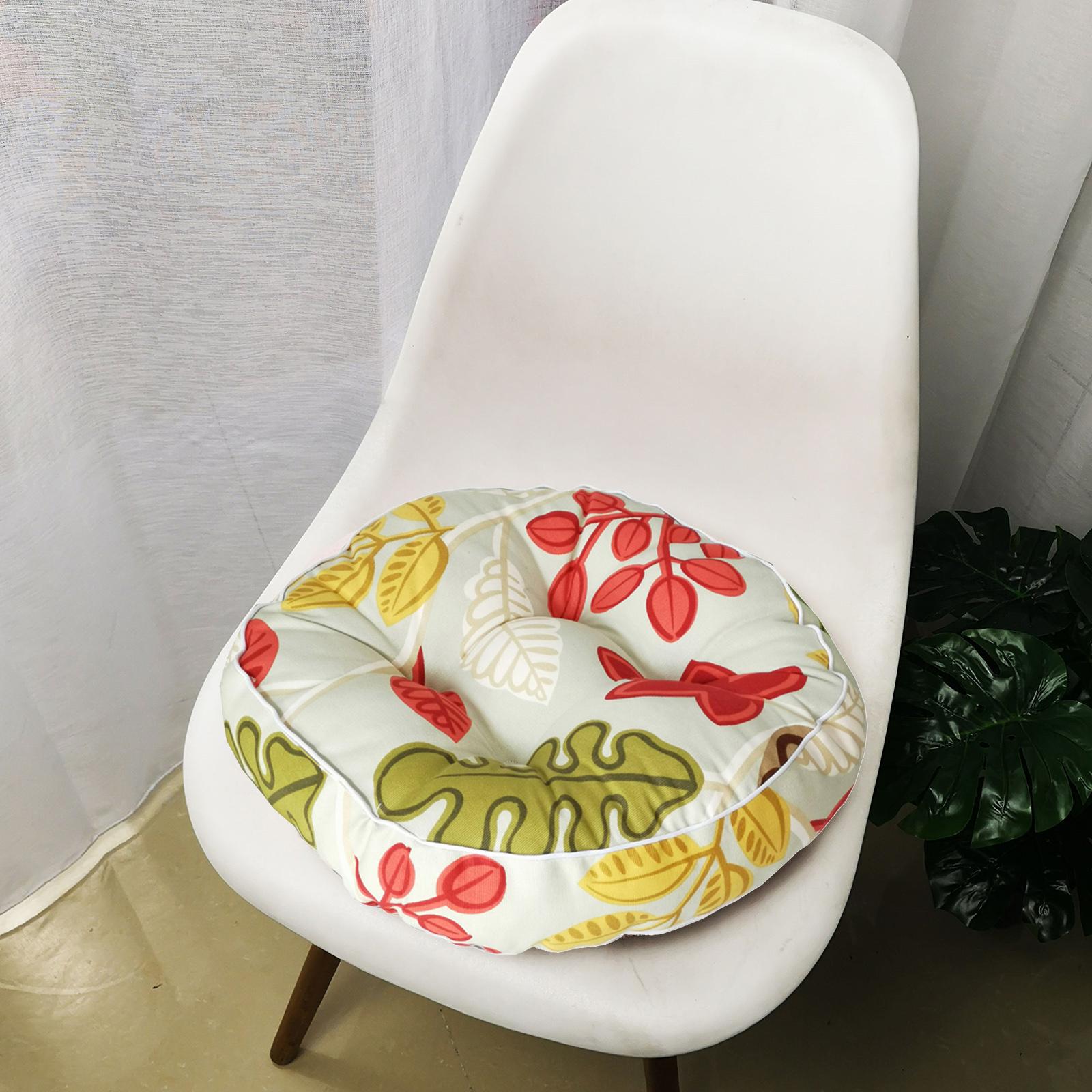 Chair Seat Cushion Pads Kitchen Dining Room Home Non-Slip C Round
