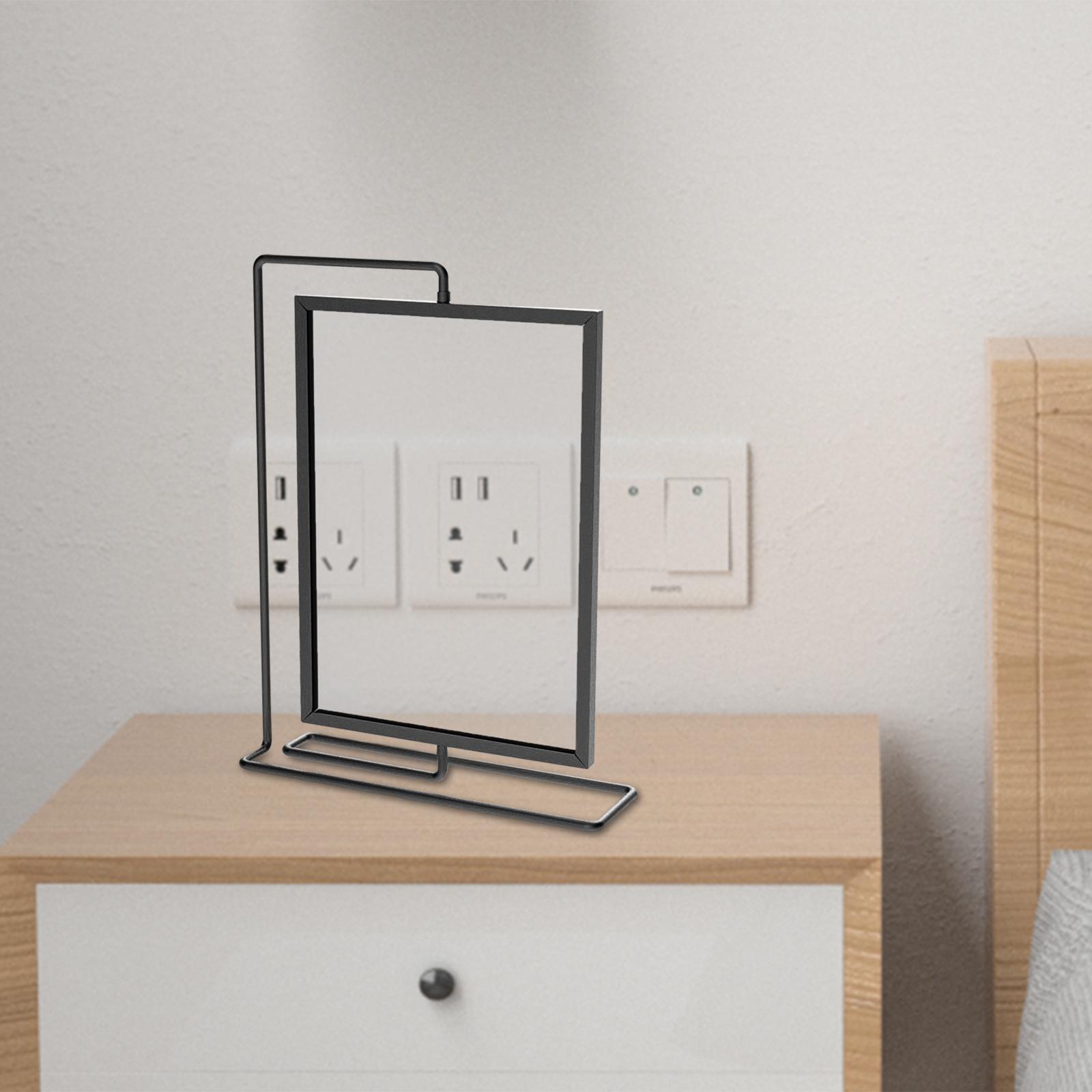 Double Sided Picture Frame Attachments Ornament for Thanksgiving Desk Family Black