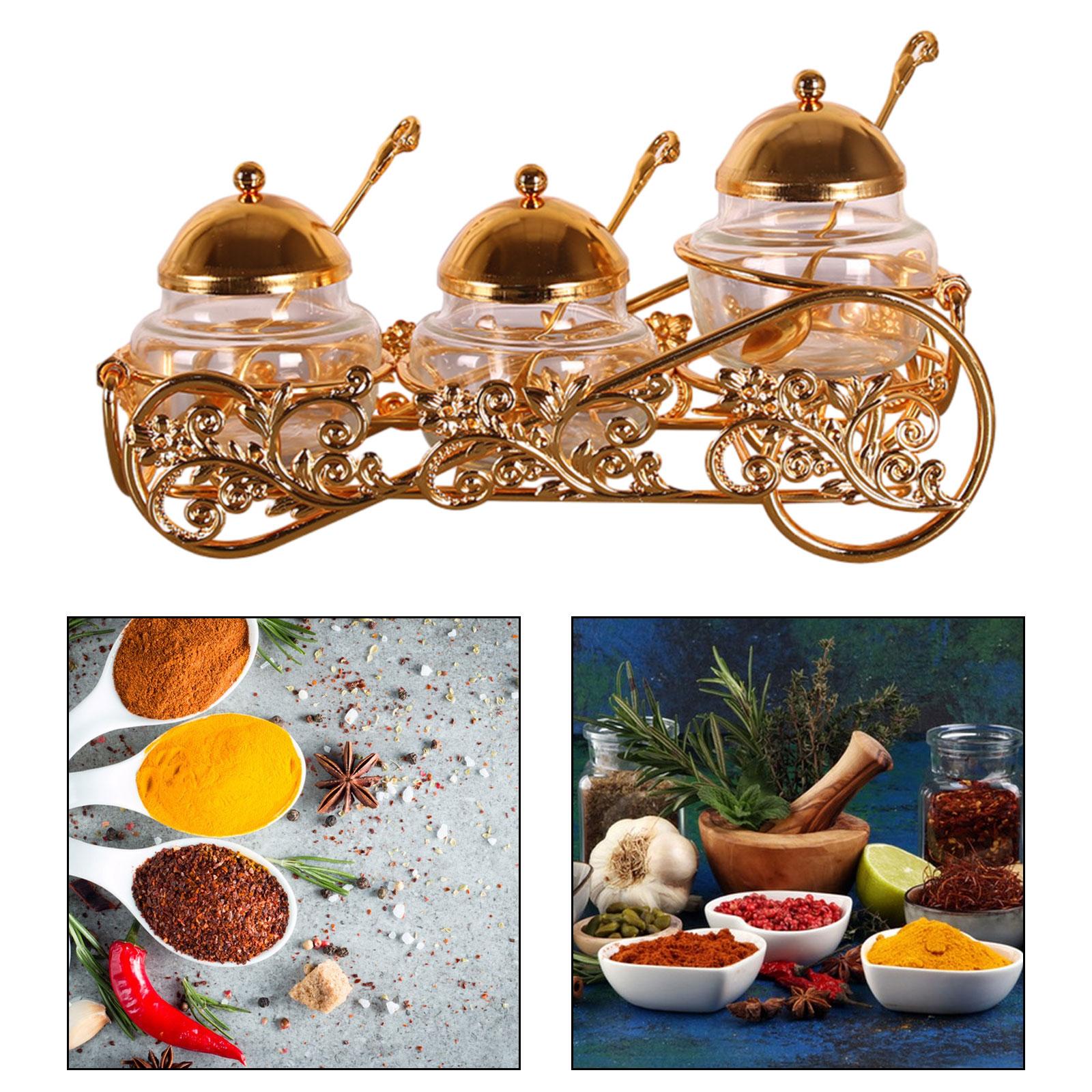 Seasoning Box Condiment Box Condiment Pot for Restaurant Dining Room Kitchen