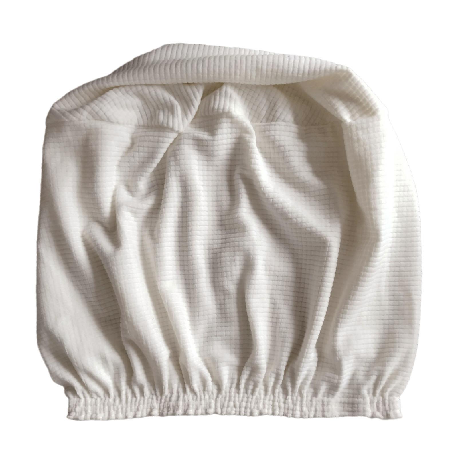 Foot Stool Cover White