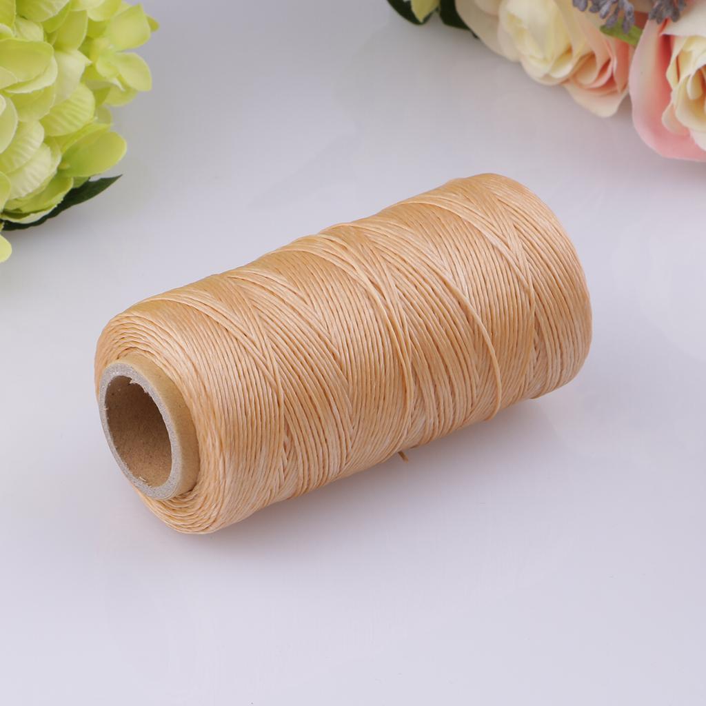 0.8mm Round Strong Sewing Thread Waxed String for Jeans Hand Stitching ...