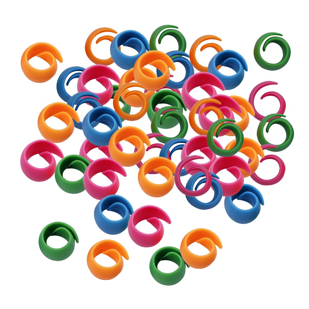 Silicone Thread Spool Huggers 48Pcs