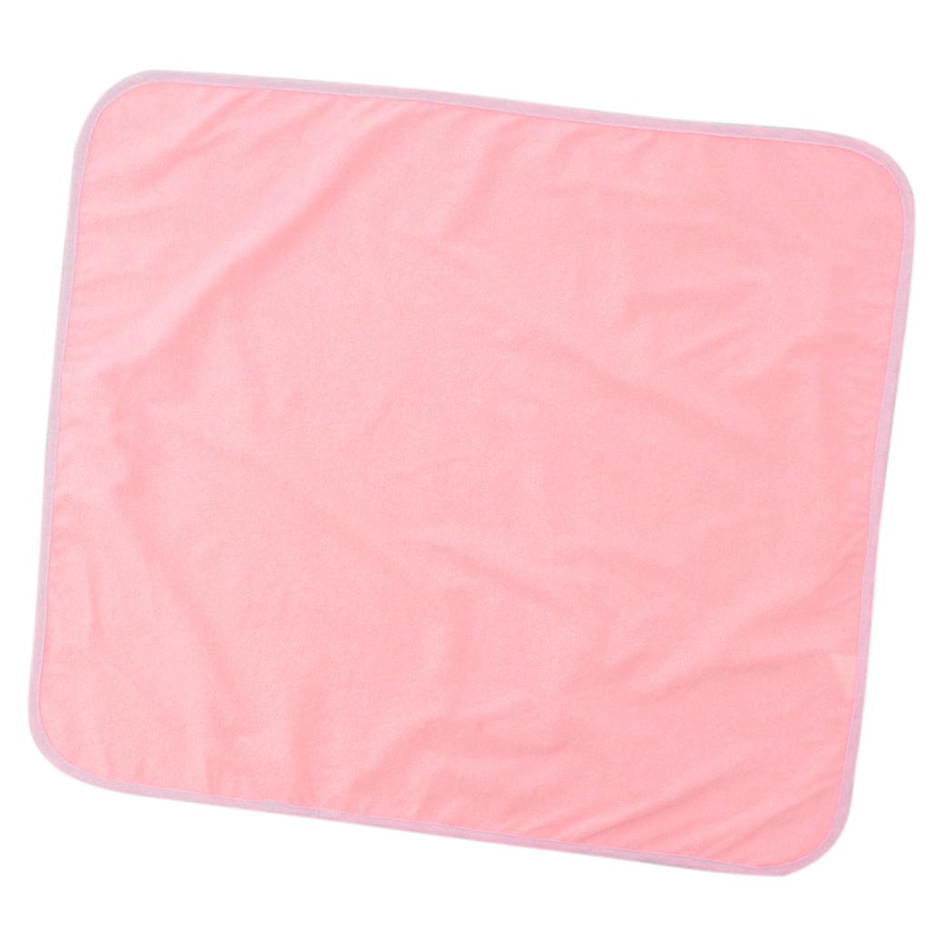 2pcs Washable Bed Mattress Elders Incontinence Pad Underpad Protector Pink