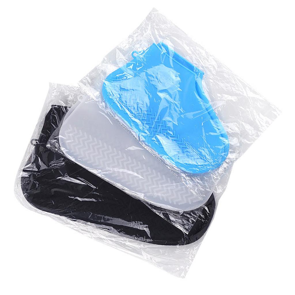 Resuable Silicone Overshoes Rain Waterproof Shoe Covers Boot Protector  M