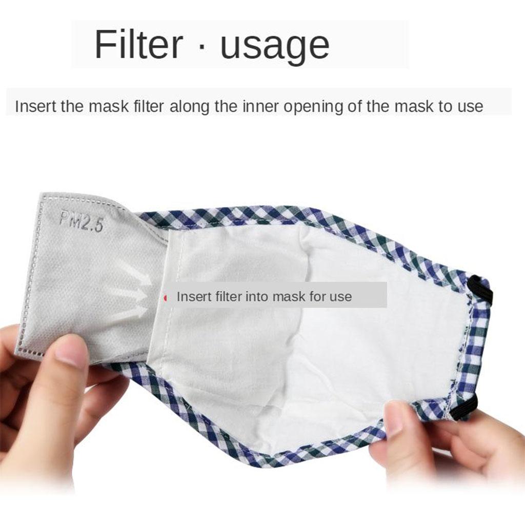 Disposable Mask Non-woven PM2.5 Filter Mat Pad Replacement Pad for Kids