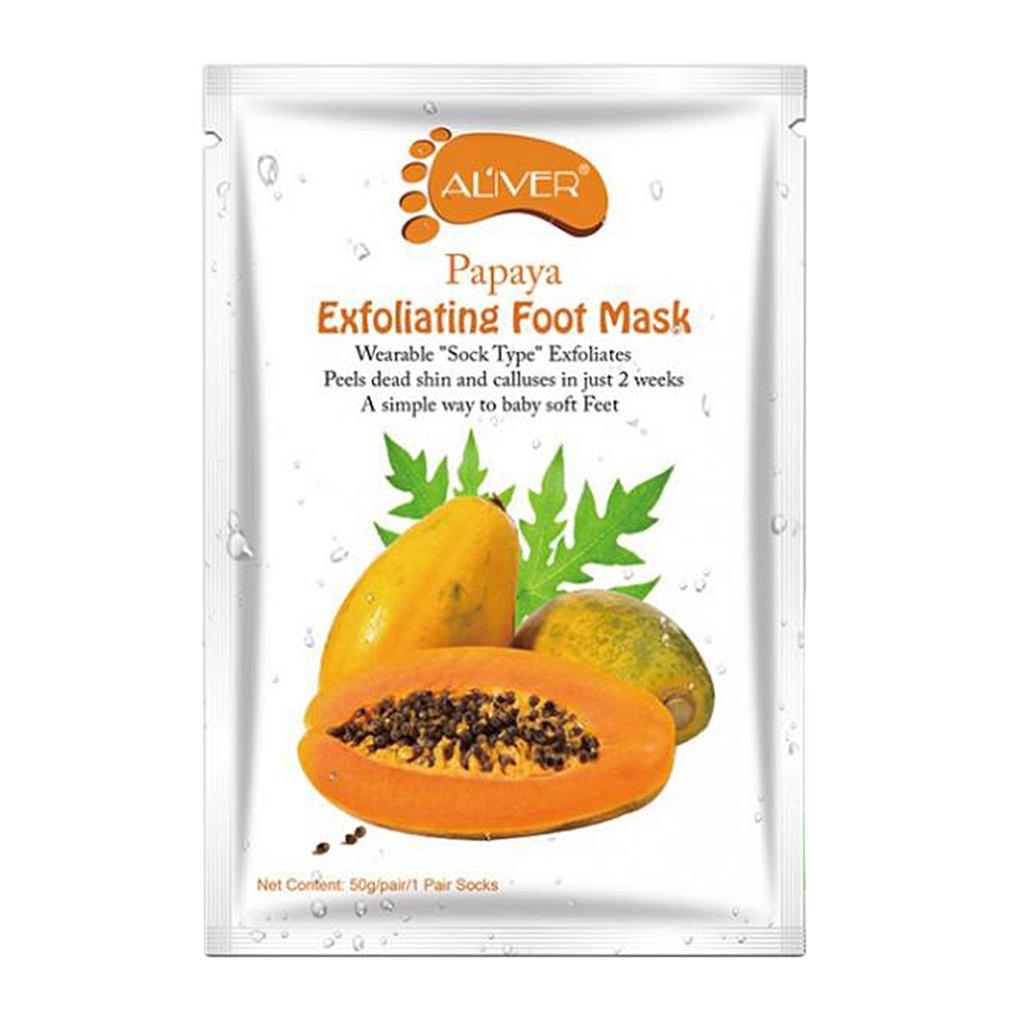 Baby Soft Foot Peeling Mask Socks Exfoliating Callus Dead Skin Papaya