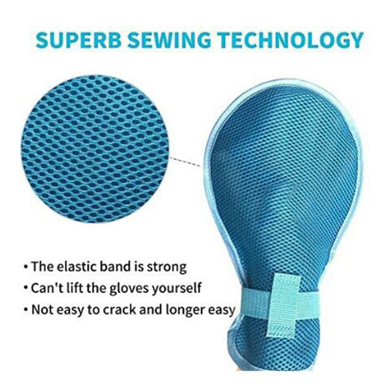 Safety Restraint Dementia Gloves Finger Control Mitts for Restraints Patient