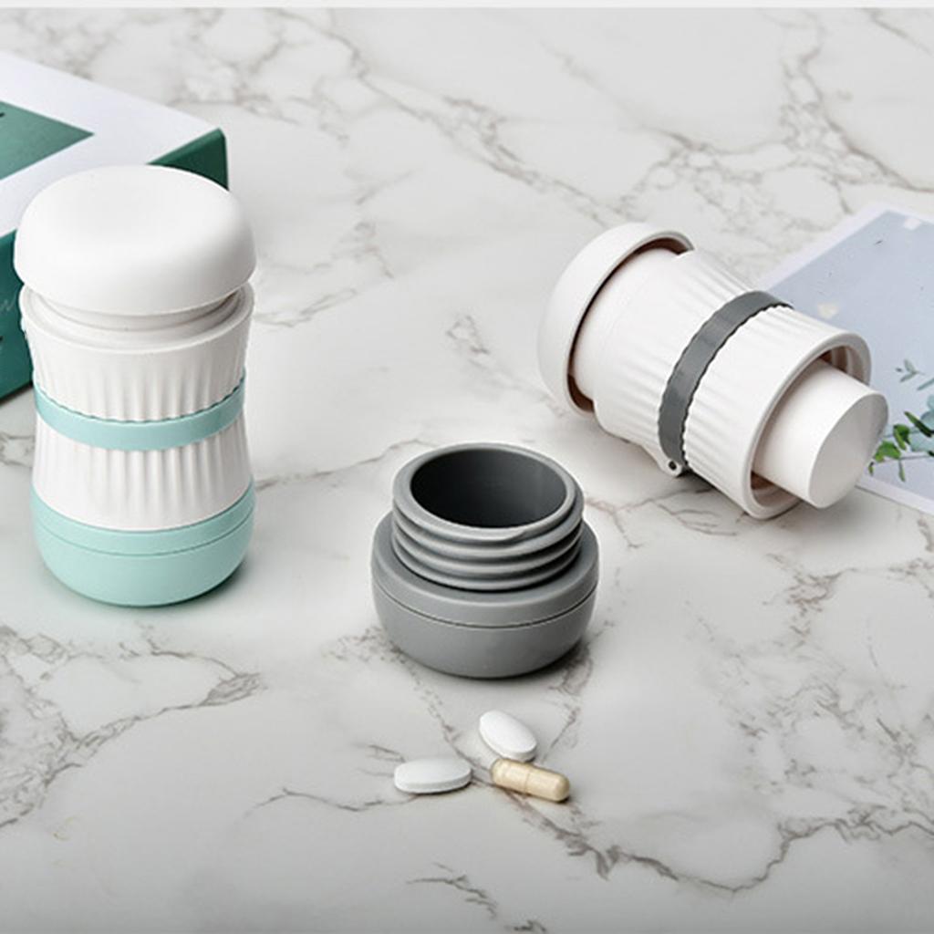 Pill Crusher Grinder Breaker Powder Cutter Crush for Feeding Tubes green