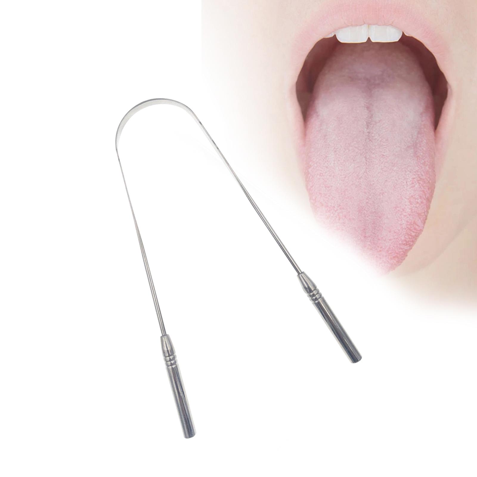 Tongue Scraper Professional Reusable Fight Bad Breath Tongue Coating Remover U Shape