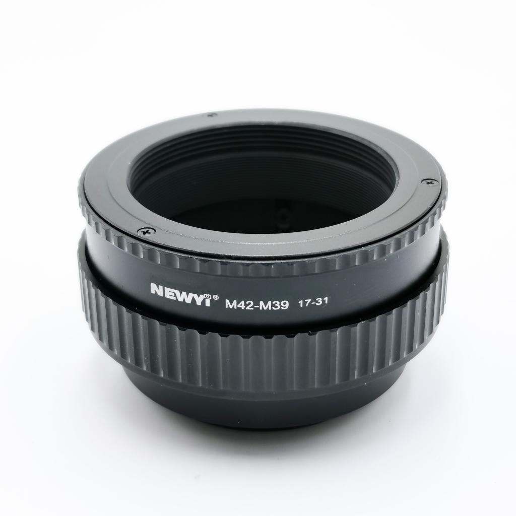 M42-M39 17-31mm Metal Macro Focus Lens Mount Adapter Accessories