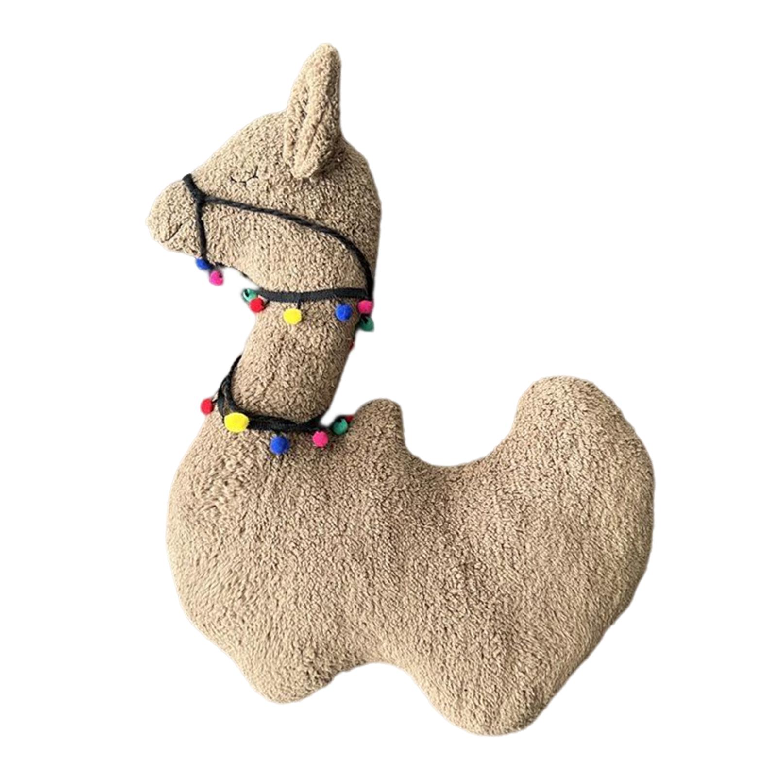 Lovely Newborn Photography Toy Plush Animal Doll Multifunctional Universal beige