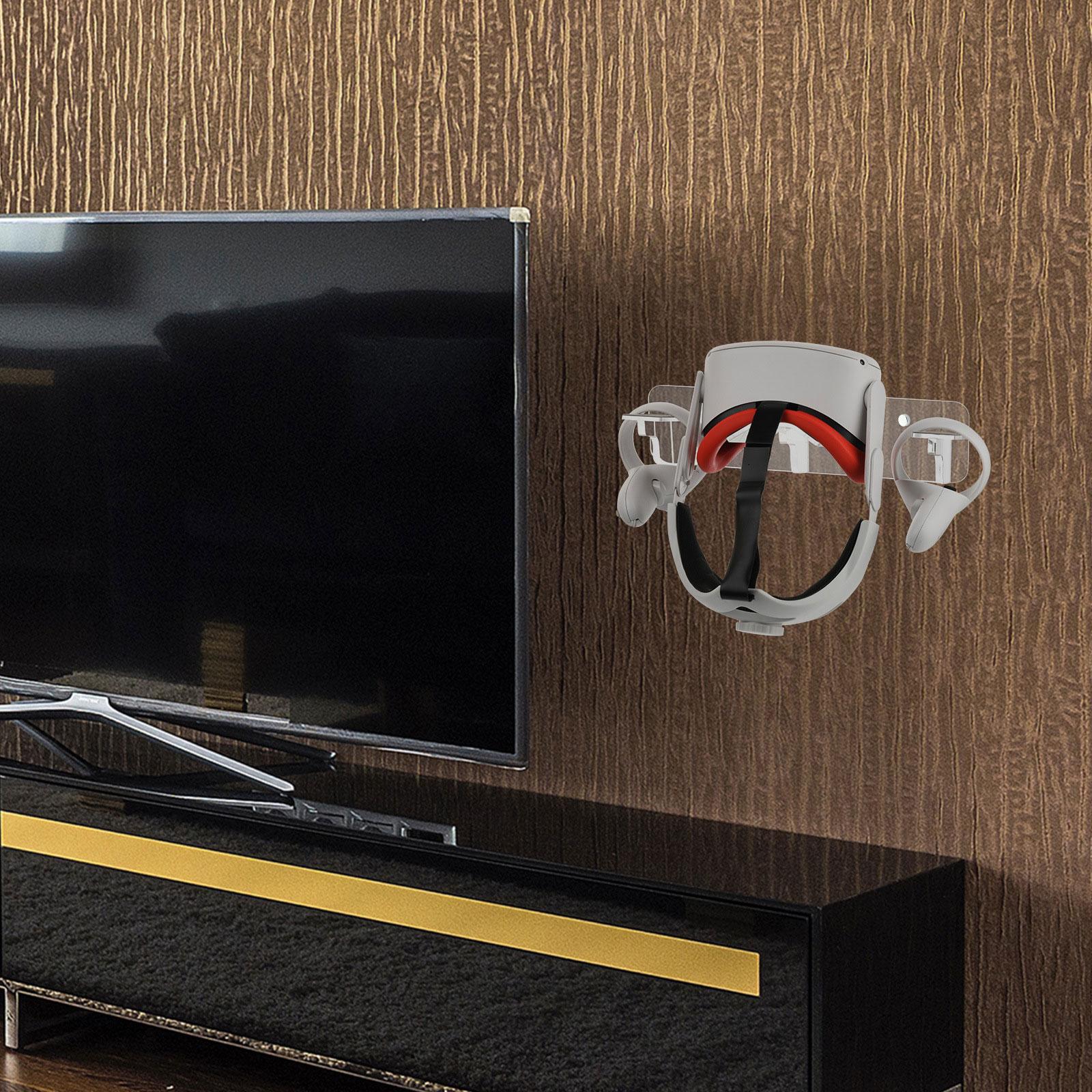 VR Headset Stand Household Wall Mounted Holder for Controller Headset Hanger