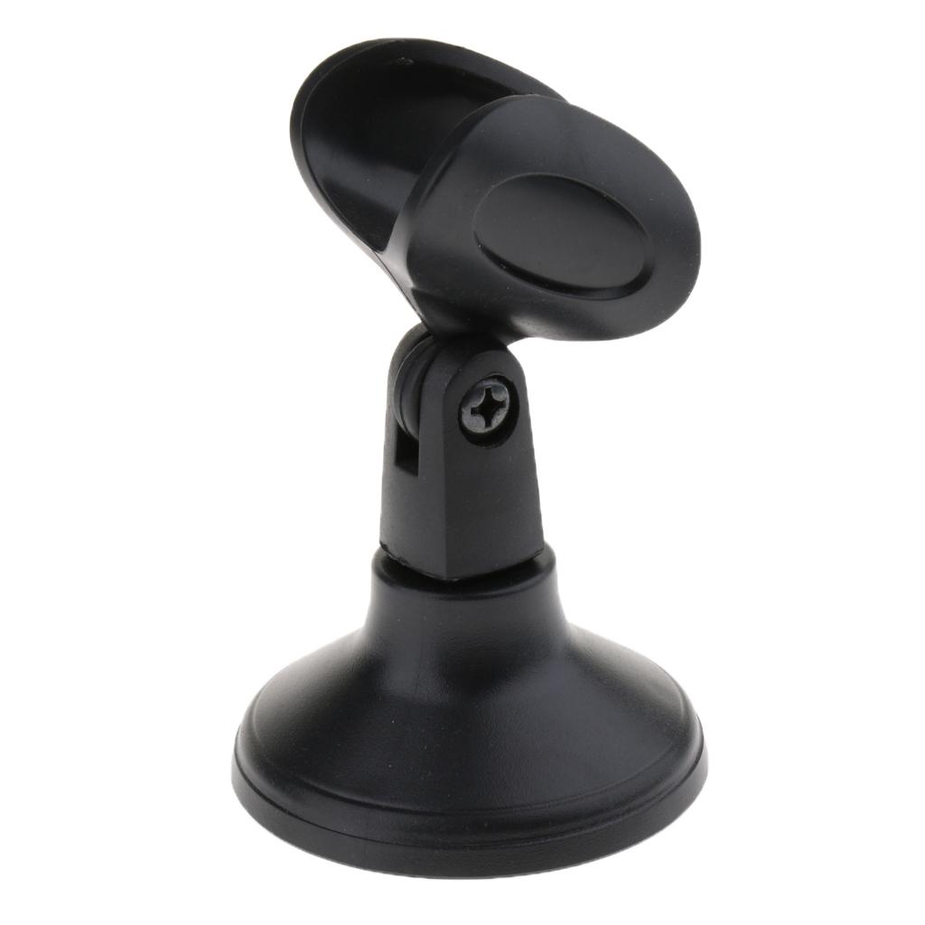 Microphone Stand Holder Support Hand Free Mic Parts Black