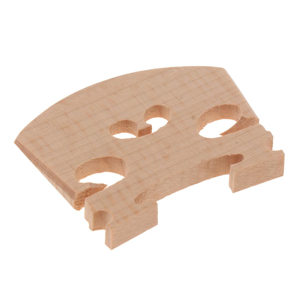 Solid Wooden Violin Bridge Musical Instrument DIY Replace 1-2
