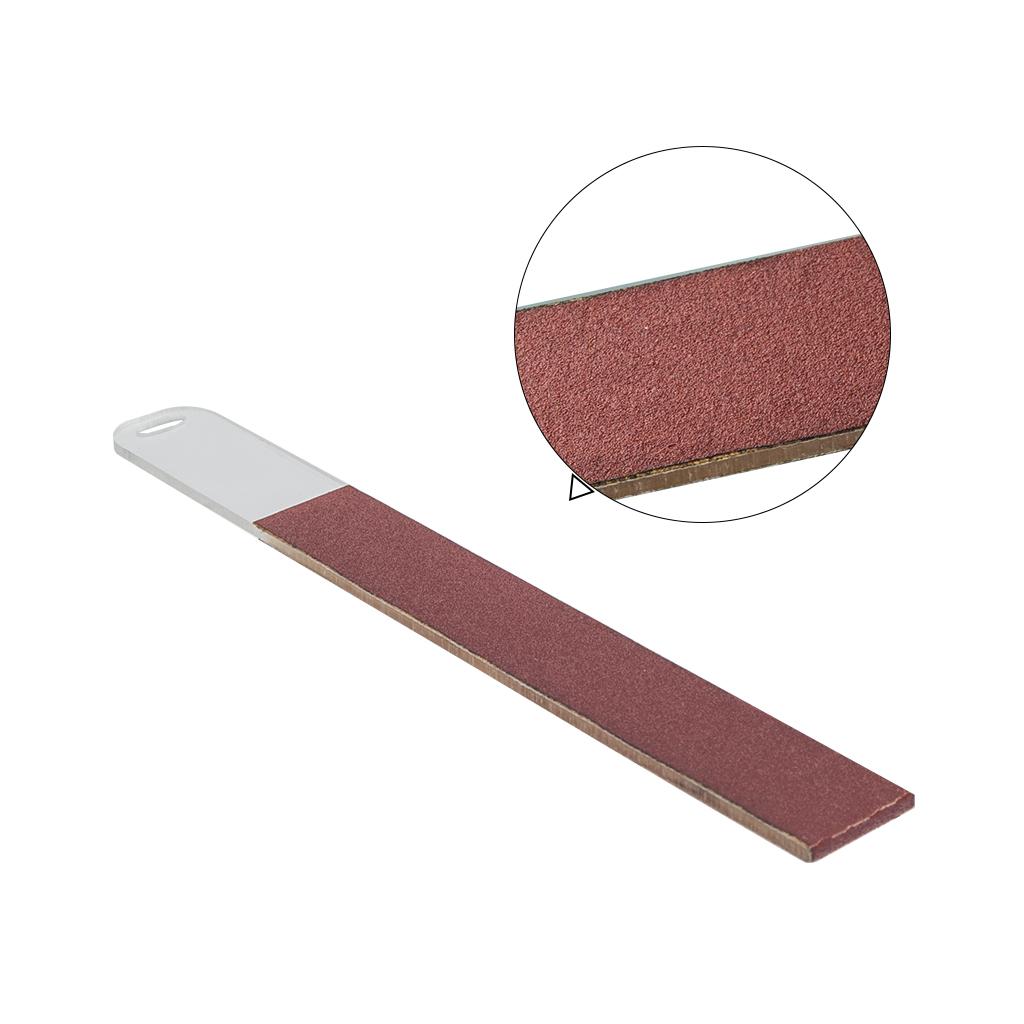 2xPiano Wooden File Clip Stick Pad Sandpaper File Maintenance Tool