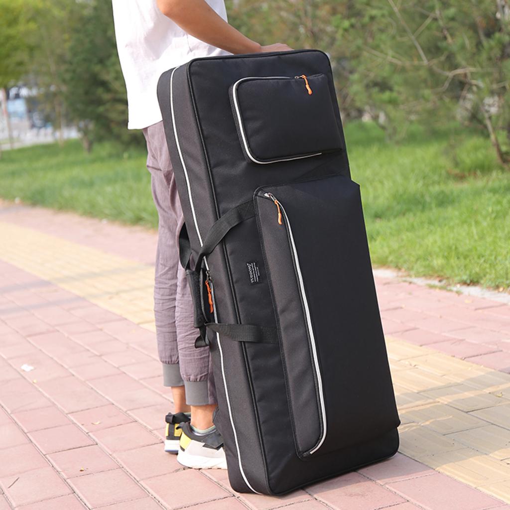 Electronic Keyboard Bag 61 Key Digital Synthesizer Carrying Case Backpack
