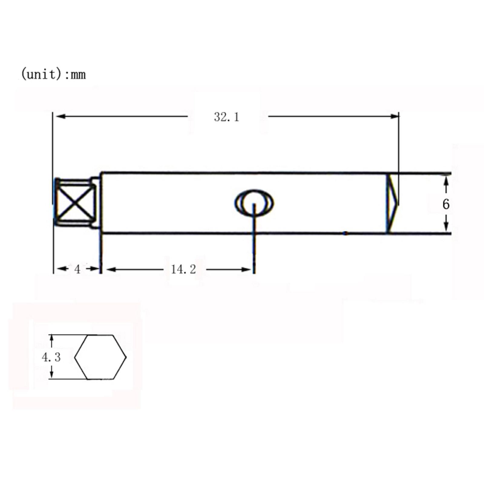 6Pcs Guitar Tuning Pegs Tuners Machine Heads Gear and Pins Parts Style3