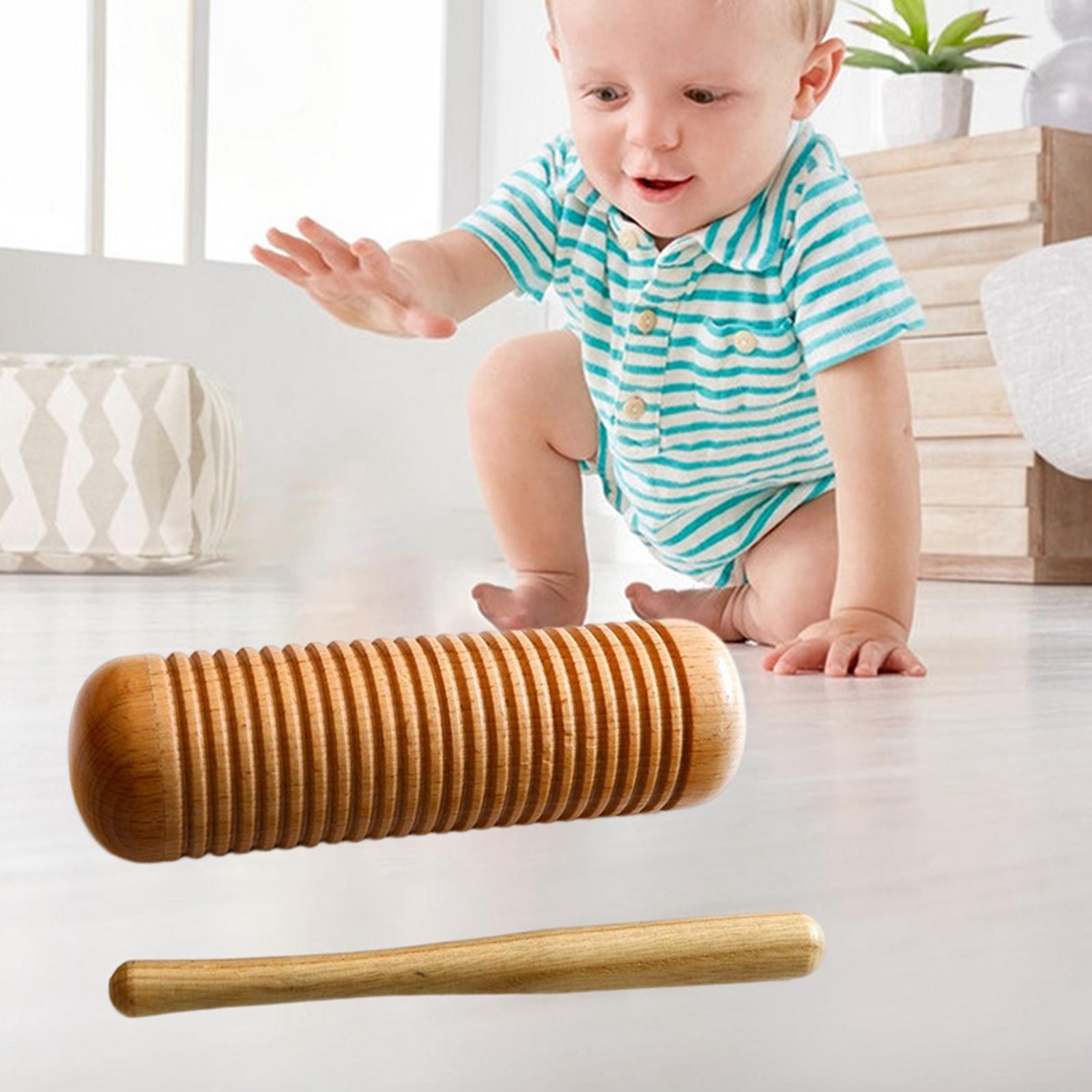 Wooden Hand Percussion Early Learning Gifts Rhythm Training Toy for Toddler