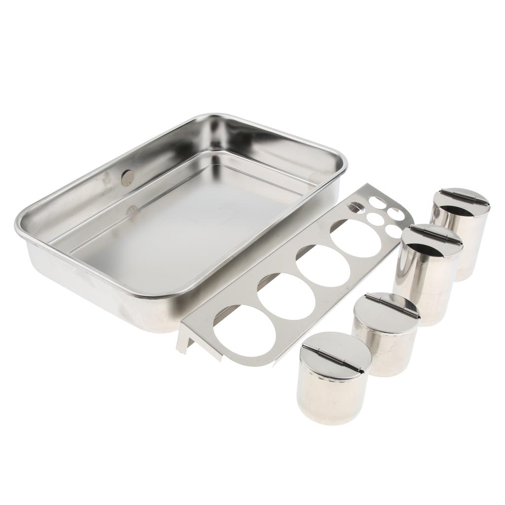 Blesiya Stainless Steel Instrument Tray Dental Tool Tray 3Types eBay