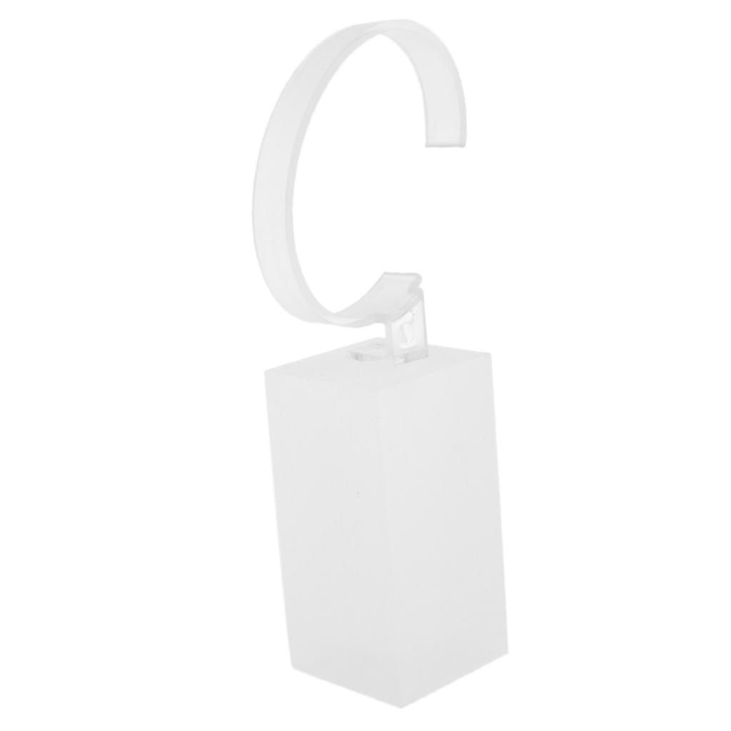 Acrylic Watch Display Stand Showcase Bracelet Display Holder 8cm White