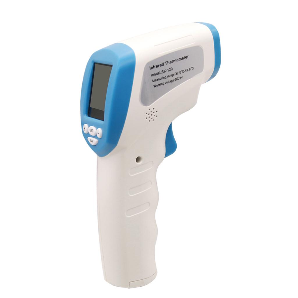 2x Multifunction Non-Contact Forehead and Ear Digital Body Thermometer White
