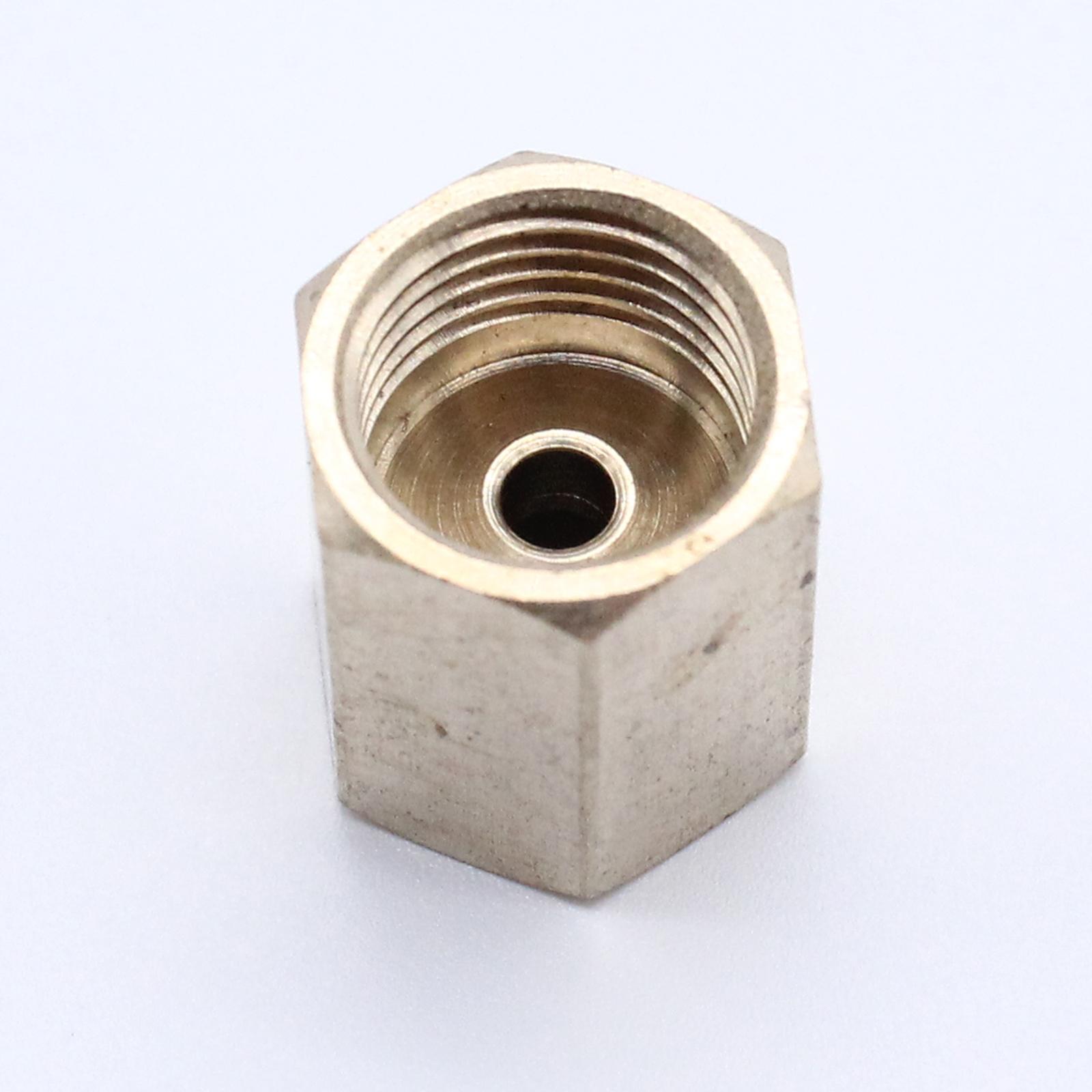1/4 inch Brake Line Connector Fittings Brass Unions 8 T Connector