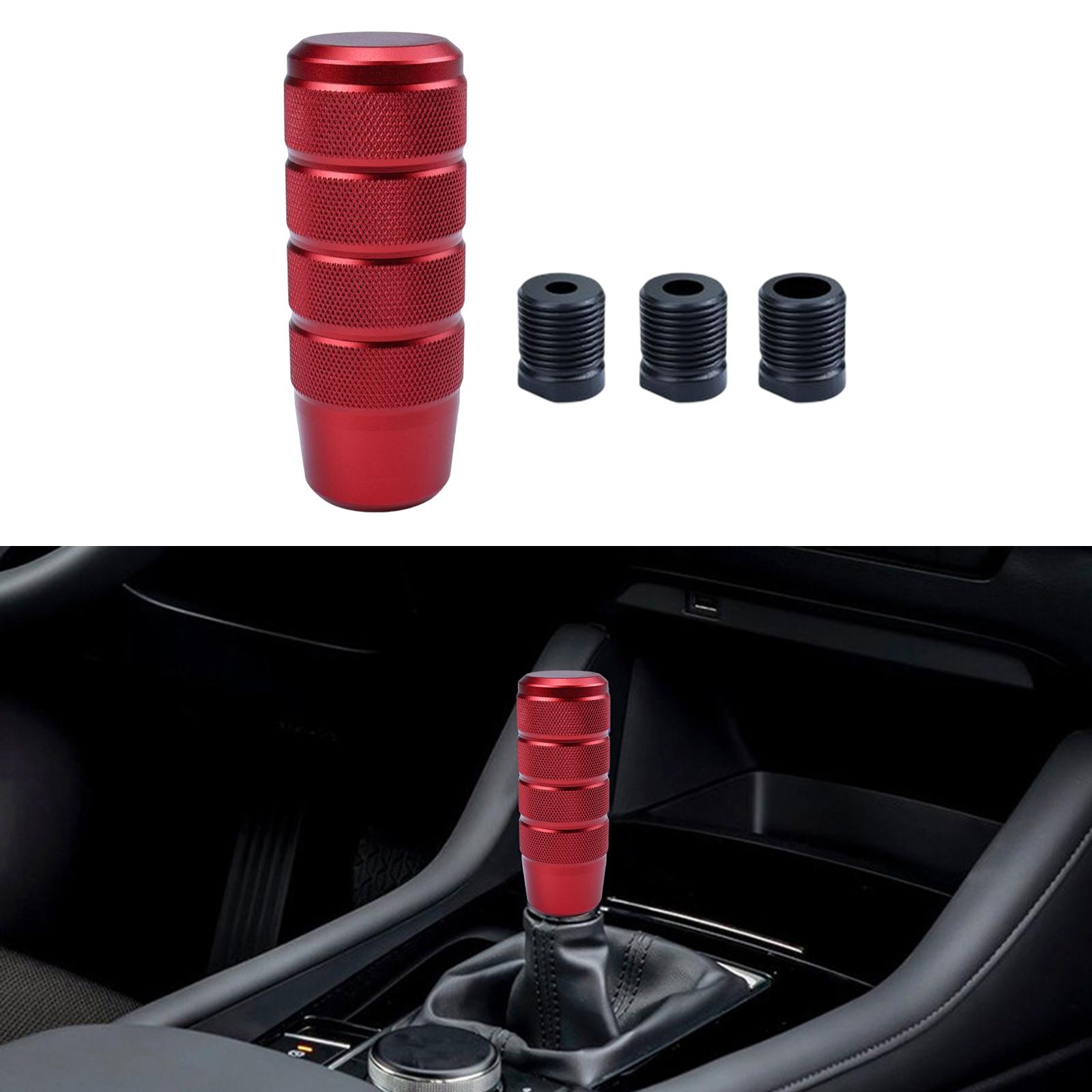 Car Aluminum Alloy Gear Shift Knobs for Cars, Trucks, Buses, SUV Durable Red