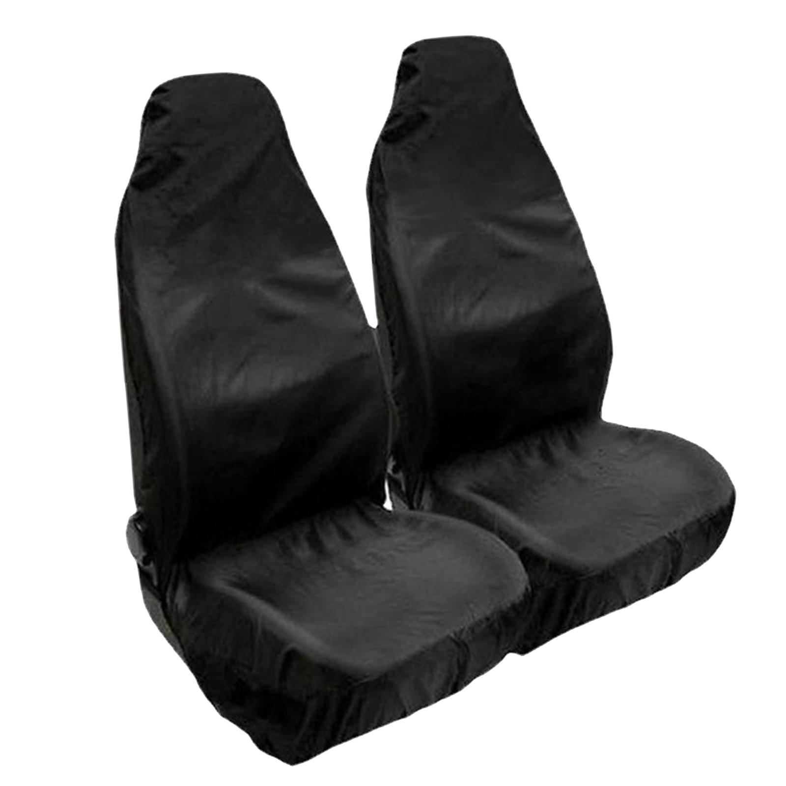 2Pcs Automotive Seat Covers Seat Protection Cover for Sedan Trucks