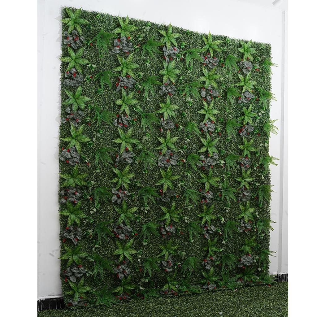 Artificial Plants Greenery Wall Panels Garden Yard Fence ... on Wall Sconces For Greenery id=82657