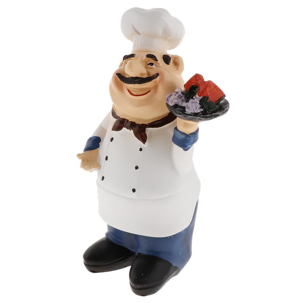 resin chef statue