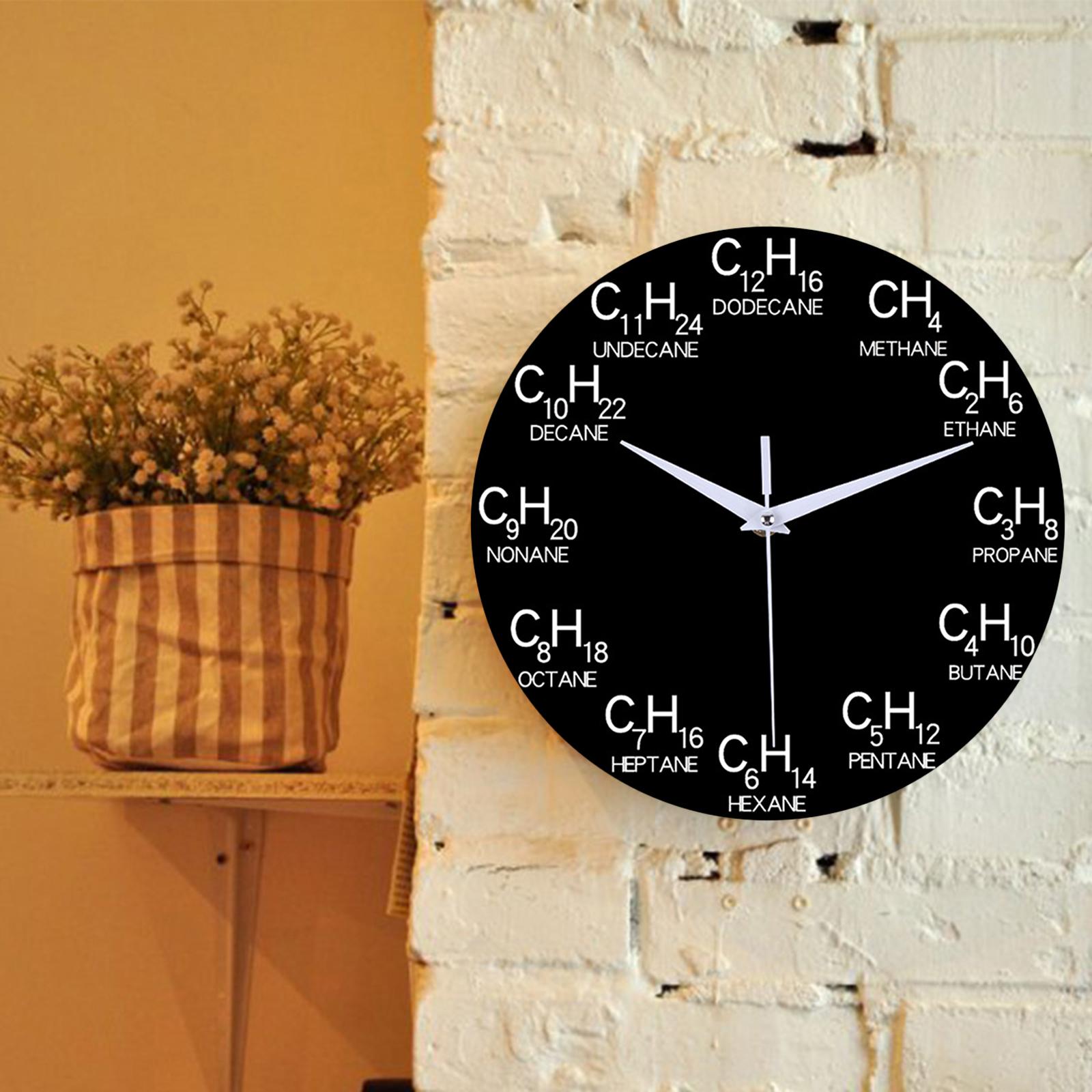 Wall Clock Quartz Clocks Novelty Kids Living Room Home Carbon