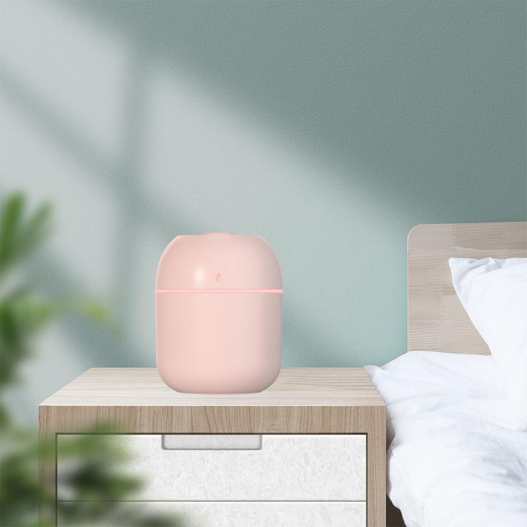 Aroma Essential Oil Diffuser Ultrasonic Humidifier Timer LED Light Pink