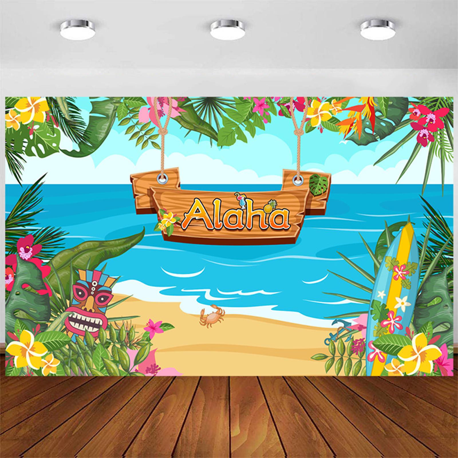 180x110cm Photography Backdrops Tropical Sea Beach Background Waterproof