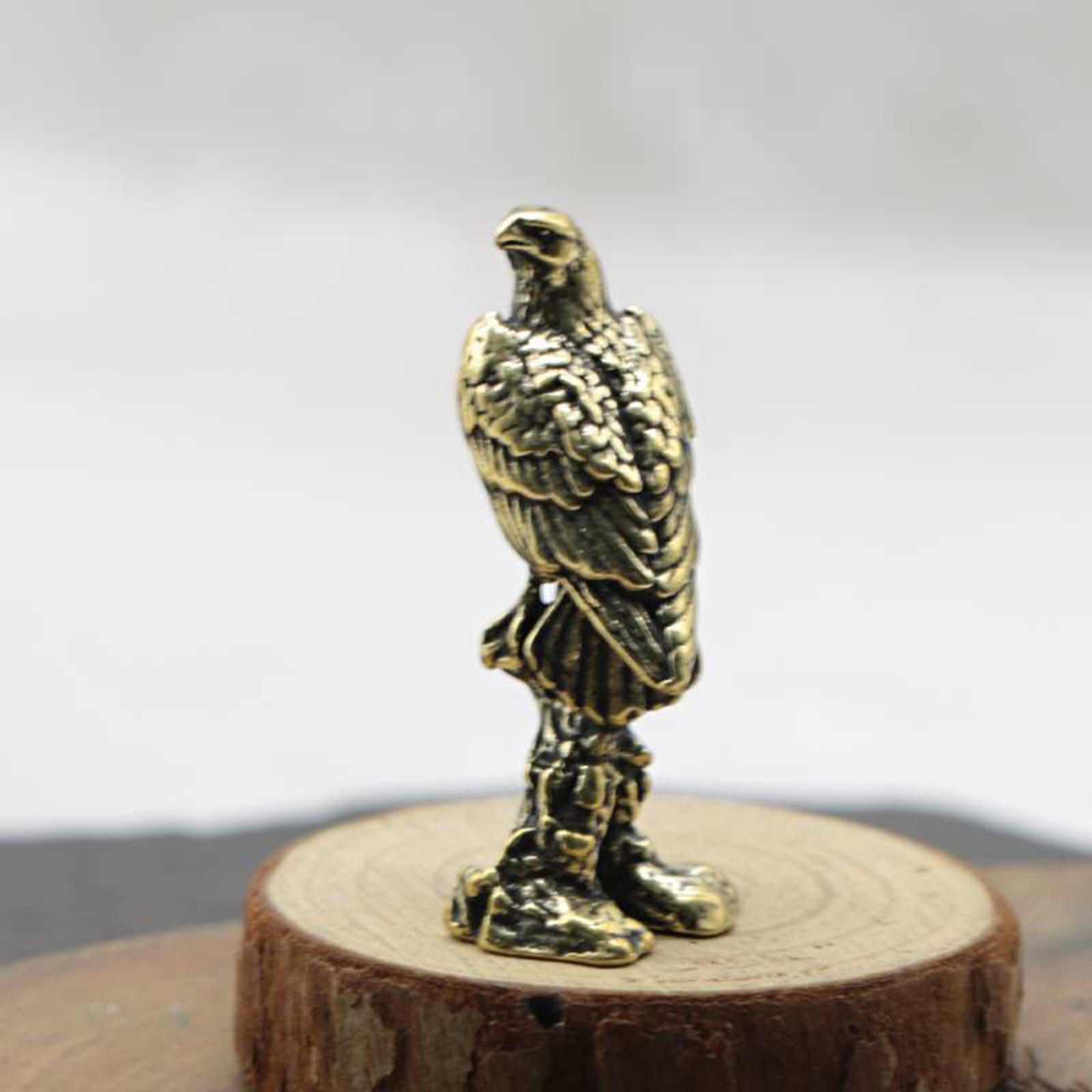 5Pcs Mini Eagle Figurines Animal Statues for Desktop Teahouse Living Room