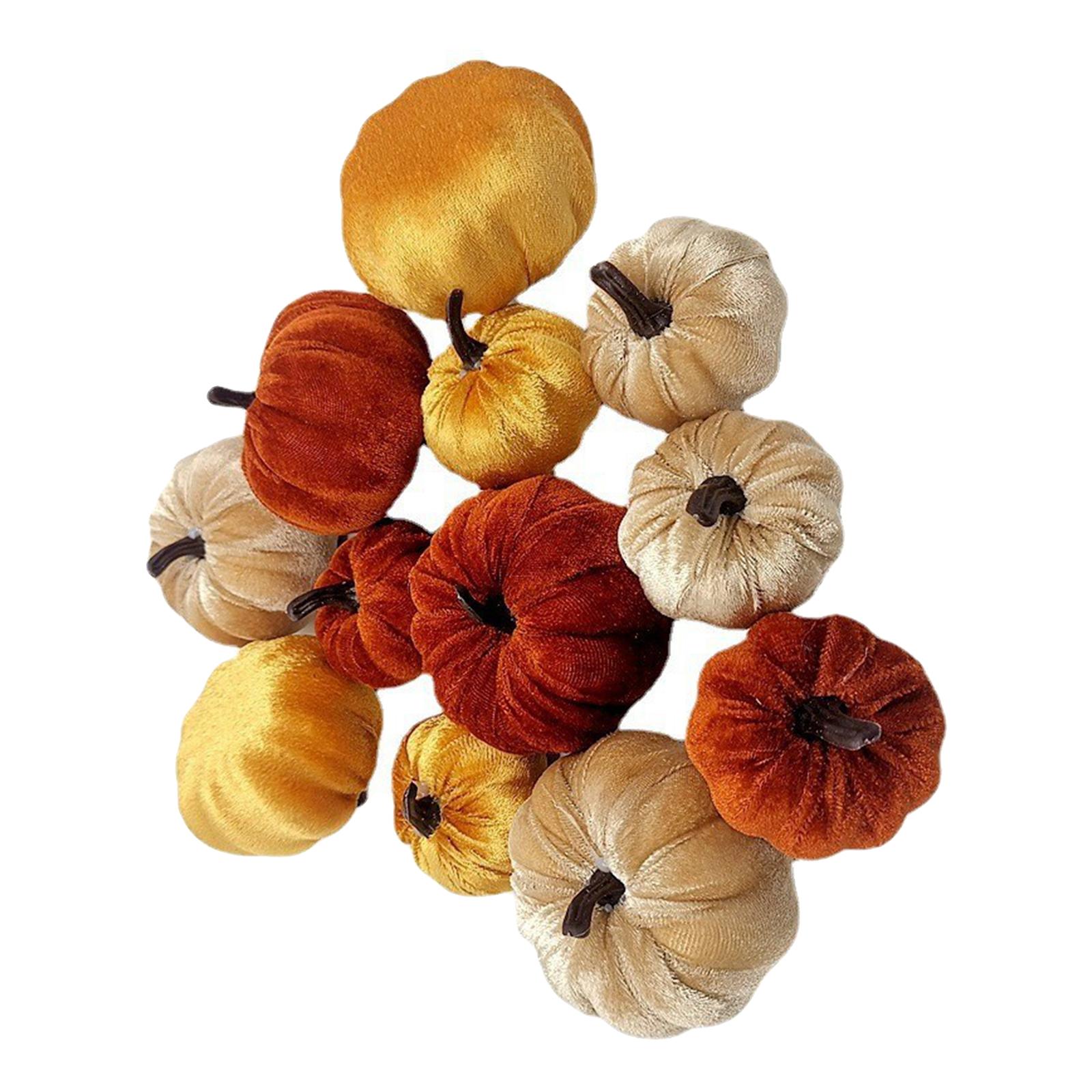 Velvet Pumpkins Orange