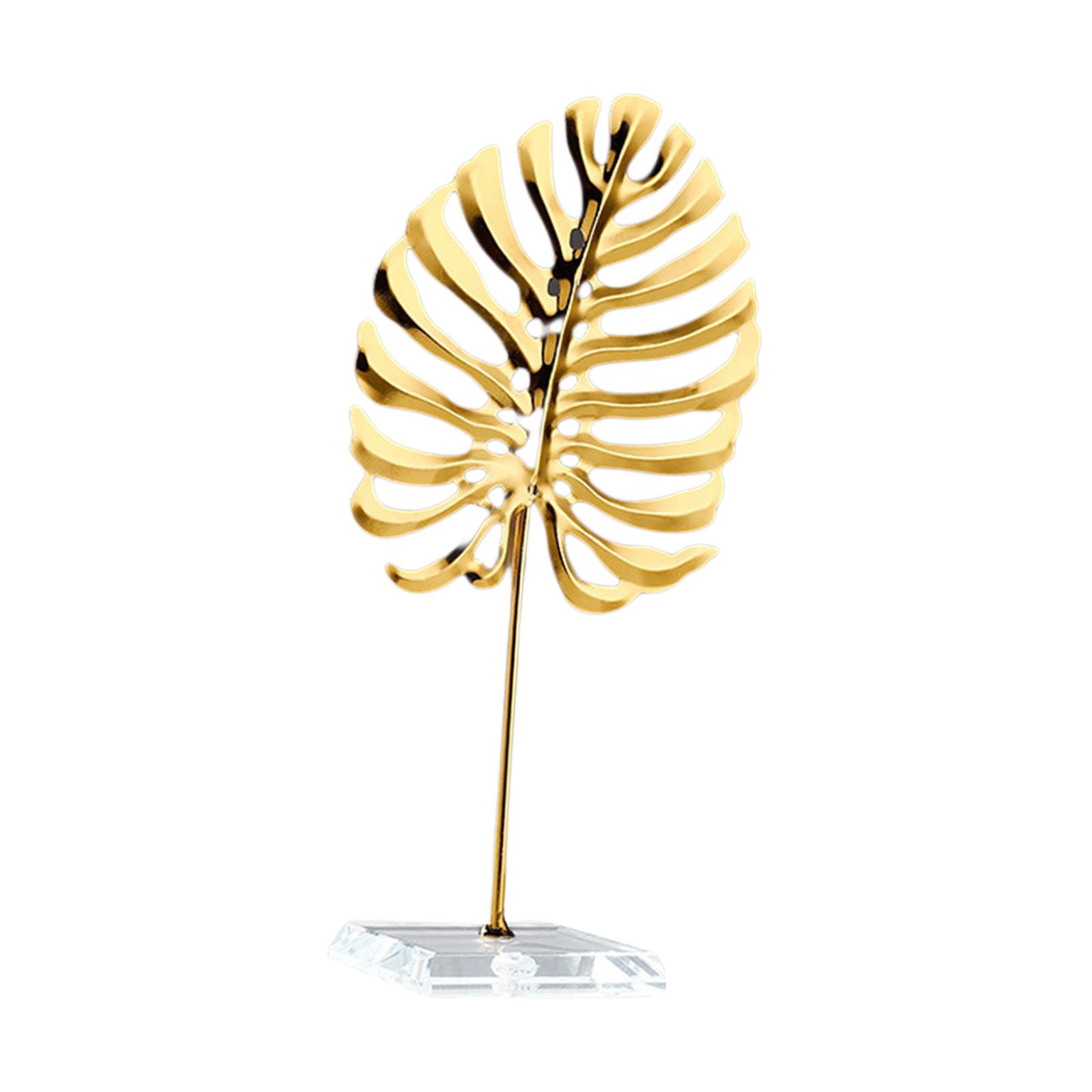 Metal Leaf Statue