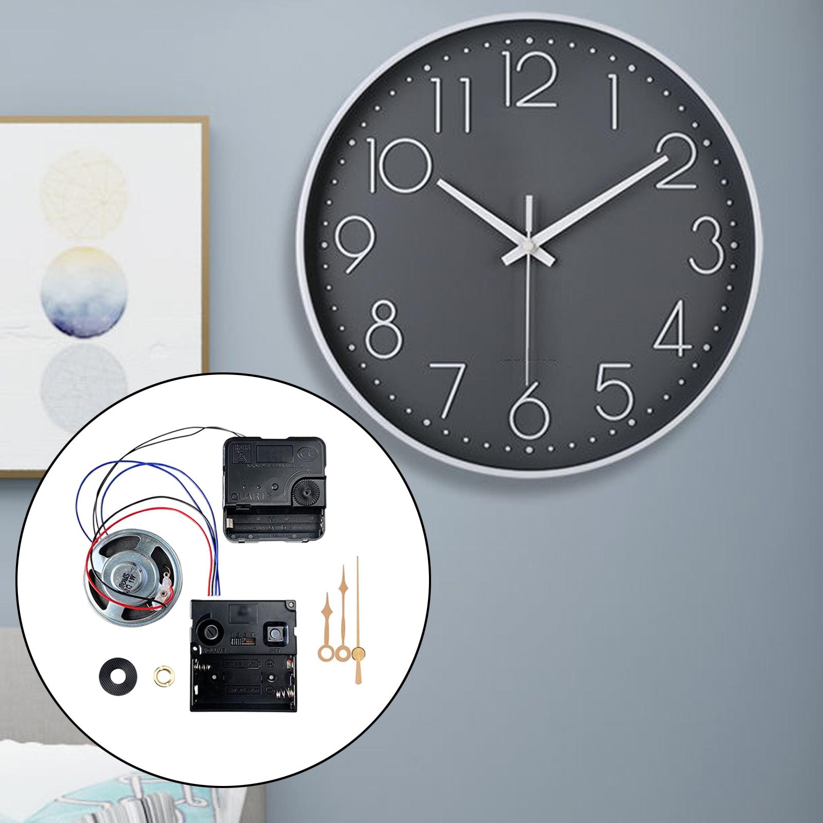 DIY Wall Clock Movement Mechanism DIY Clock Accessories with Music Chime Box Style I