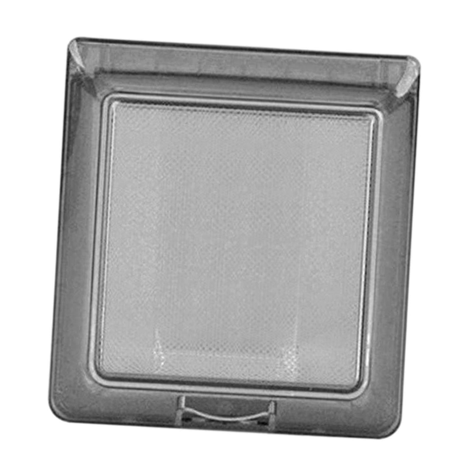 Switch Cover Waterproof Wall Switch Box for Home Improvement Workshop Office Clear Black
