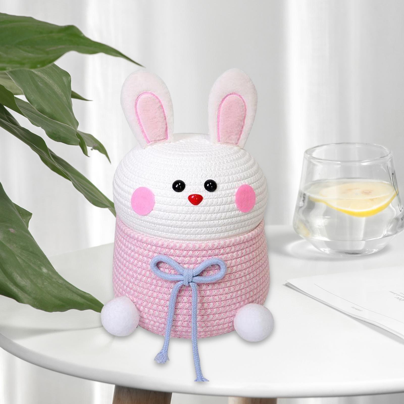 Rabbit Woven Basket Kitchen Children Toy Woven Storage Basket Toys Magazines