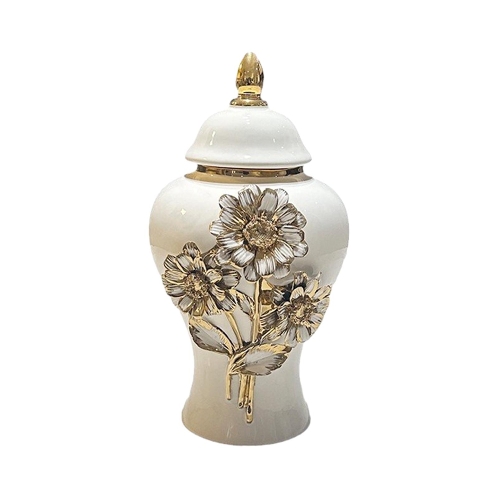 Porcelain Ginger Jar Vase