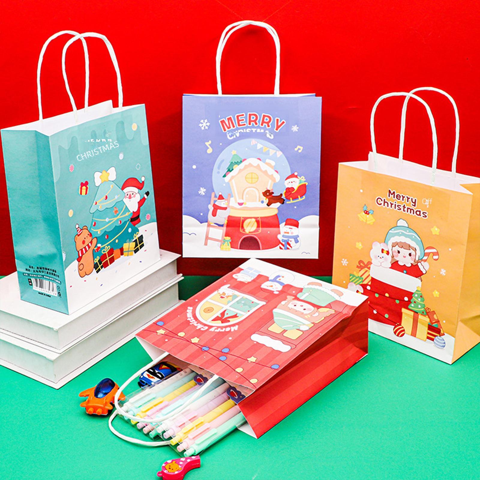 Christmas Gift Bag Random Pattern for Candy Christmas Parties Holiday Season