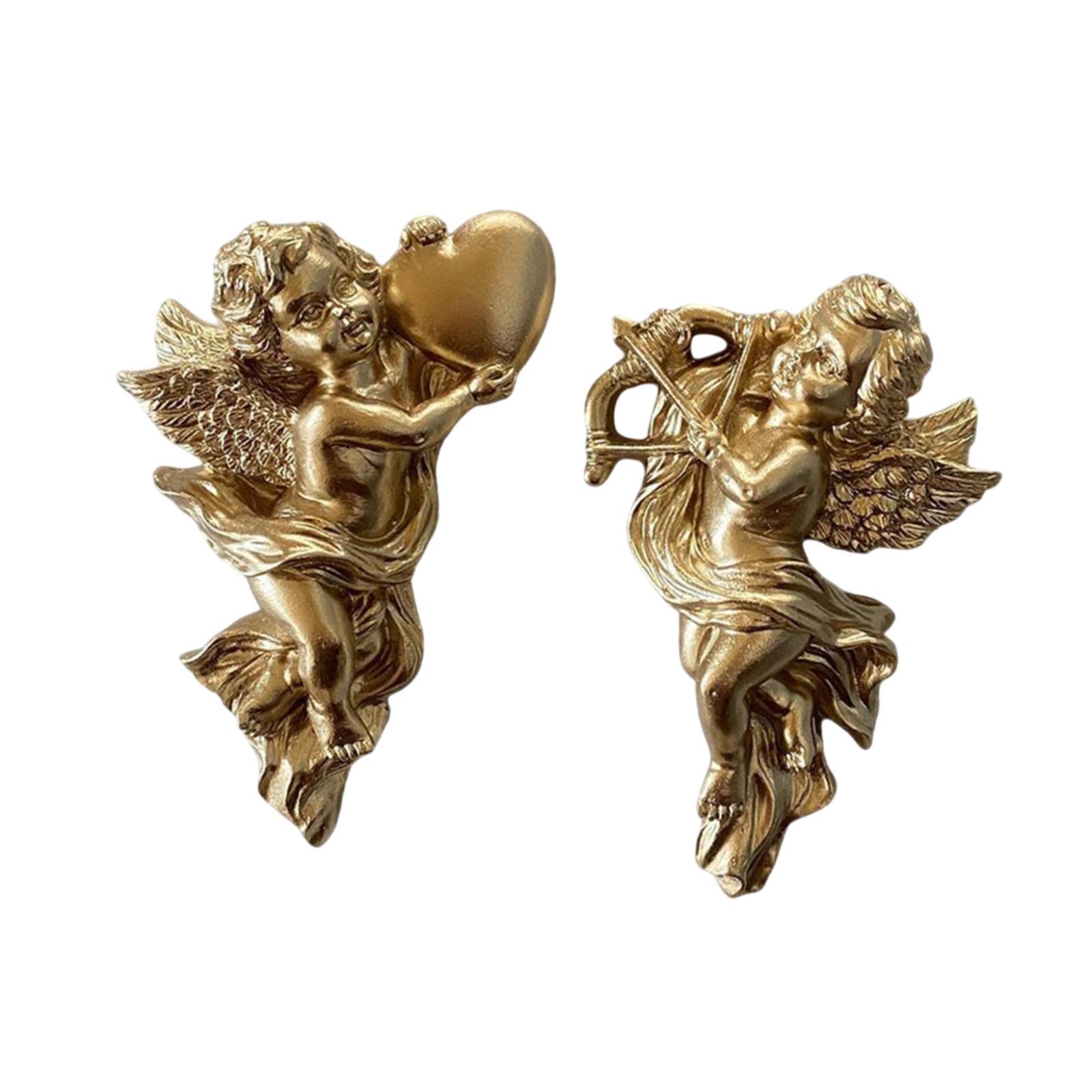 Resin Angel Wall Sculptures