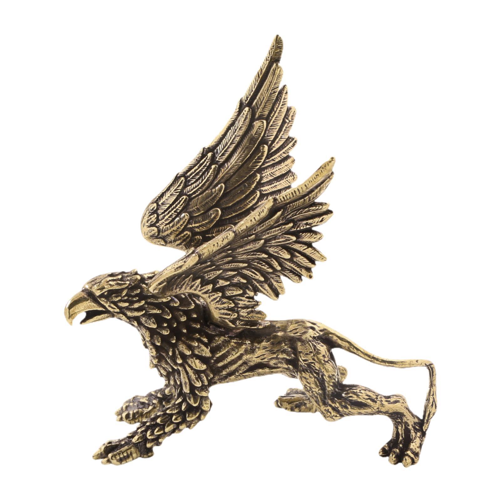 Brass Griffin Figurine