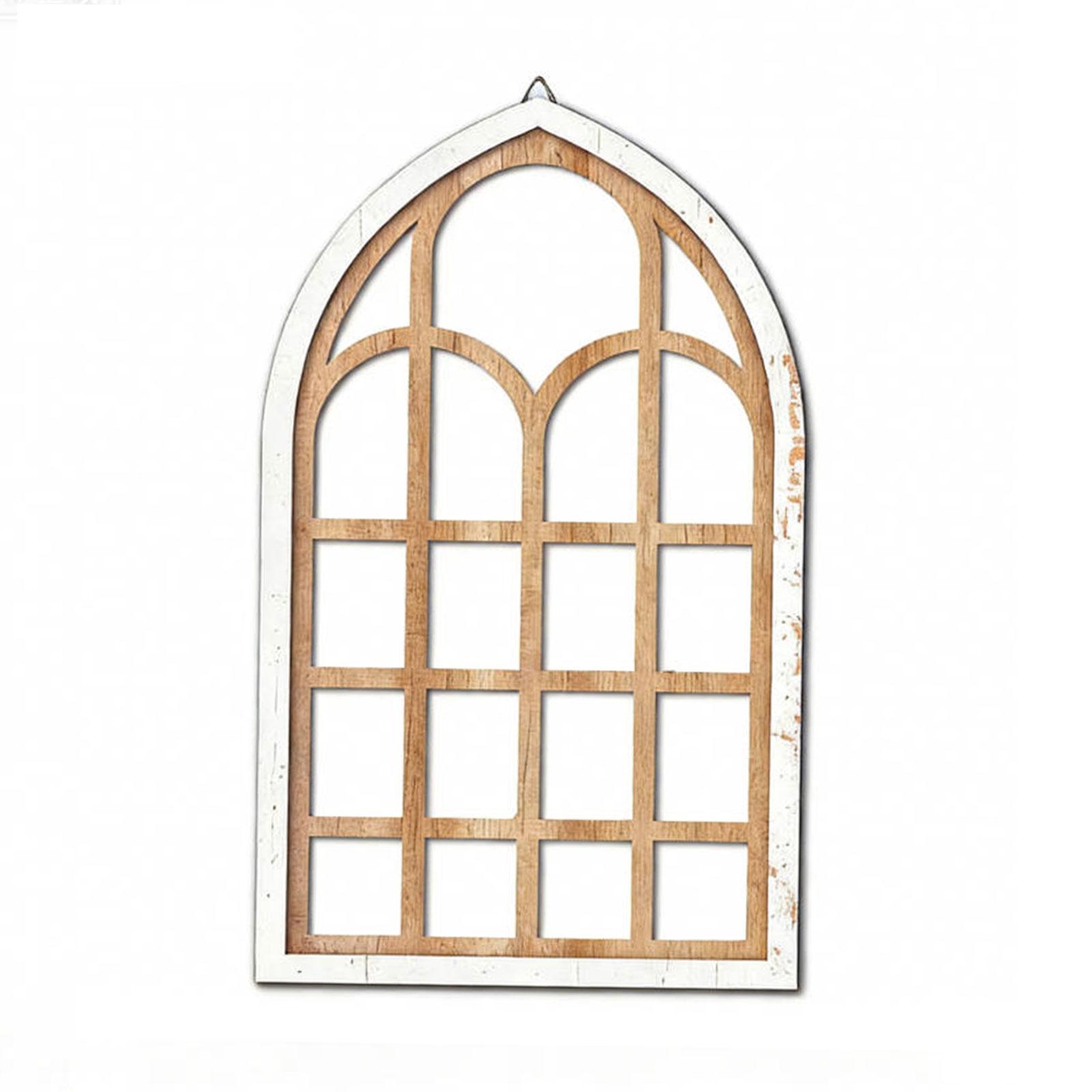 Arched Window Wall Mirror