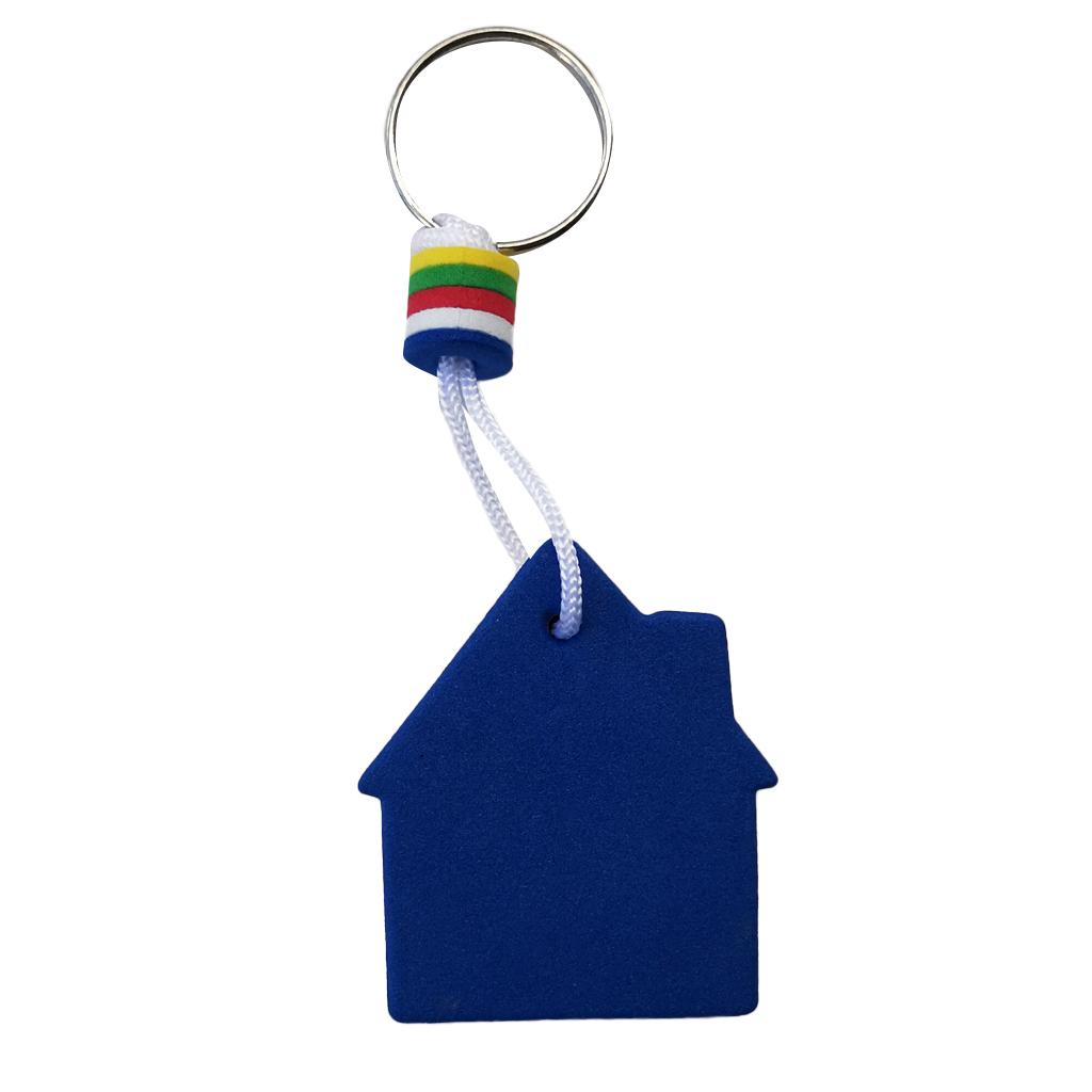 EVA Foam Floating Keyring for Boating Yachting Sailing Swim House Shape