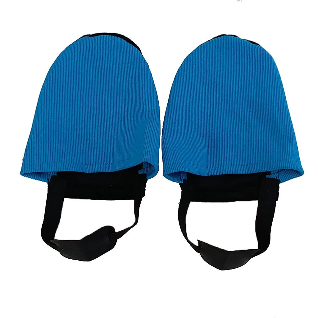 Pair of Sports Bowling Shoe Slider Protector Cover Gear Accessories - Blue
