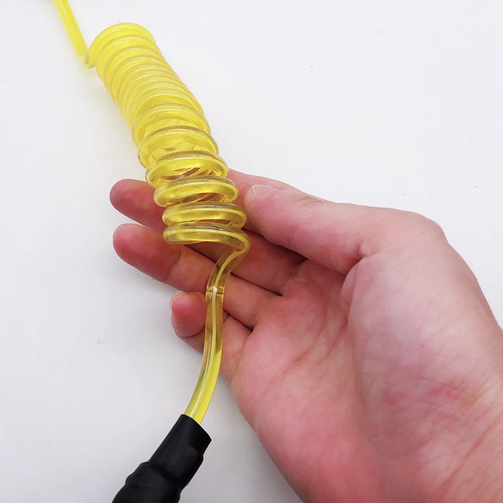 Paddle Safety Rod Elastic Leash Boats Raft Stretch Rope Yellow
