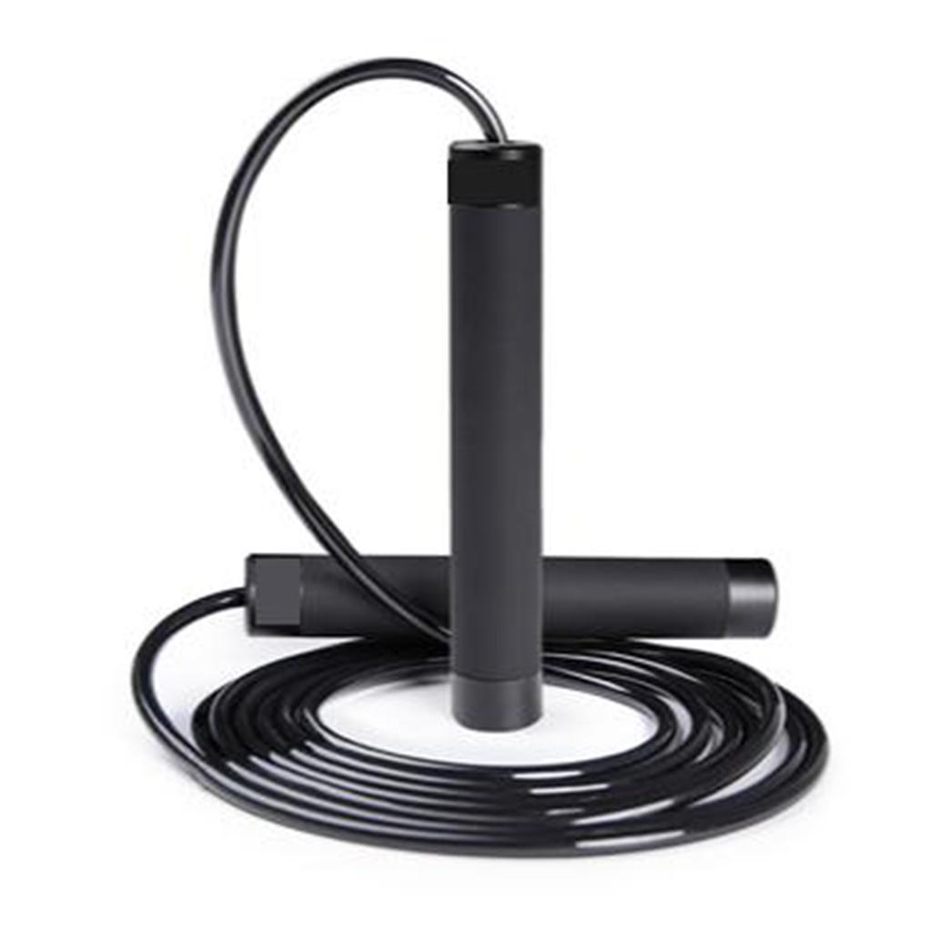 Durable Skipping Rope Adult Fitness Professional Rope Black