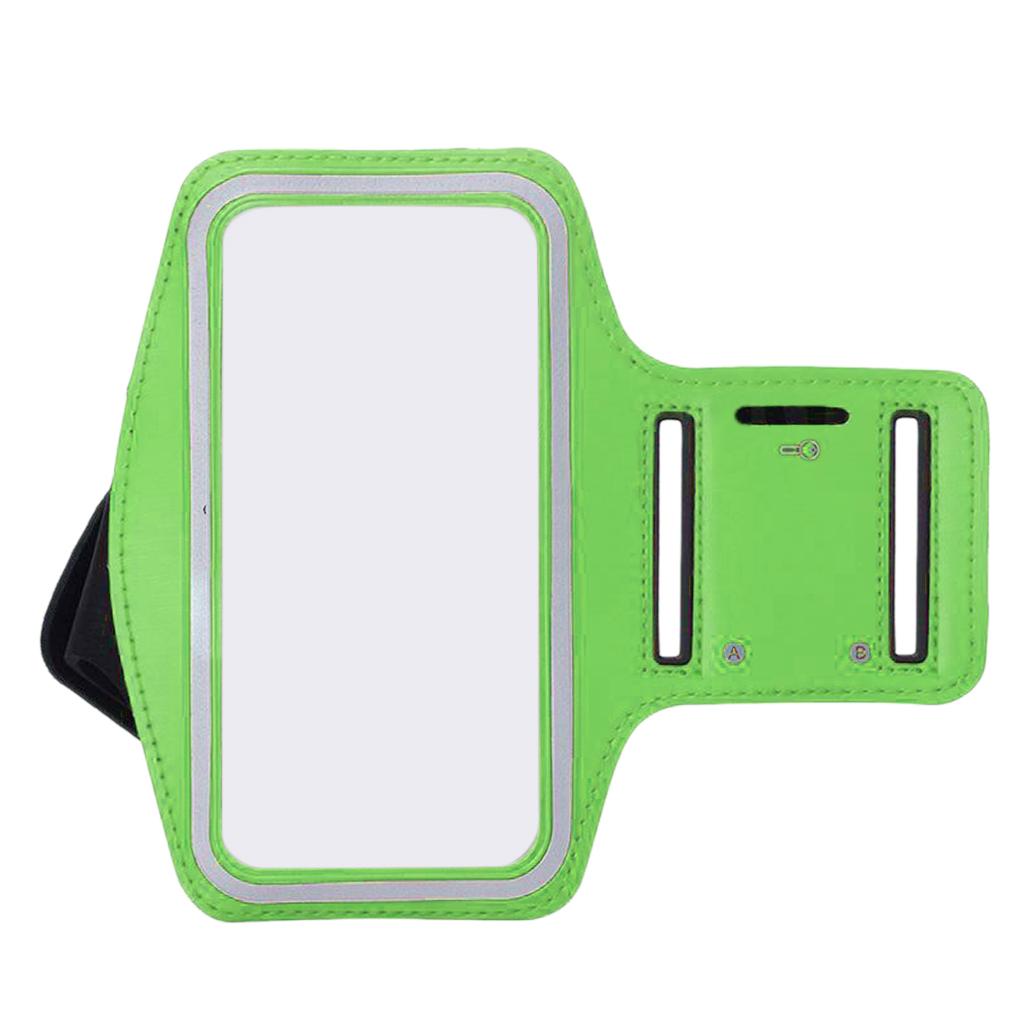 Sports Running Cell Phone Armband Waterproof Green 6.3inch