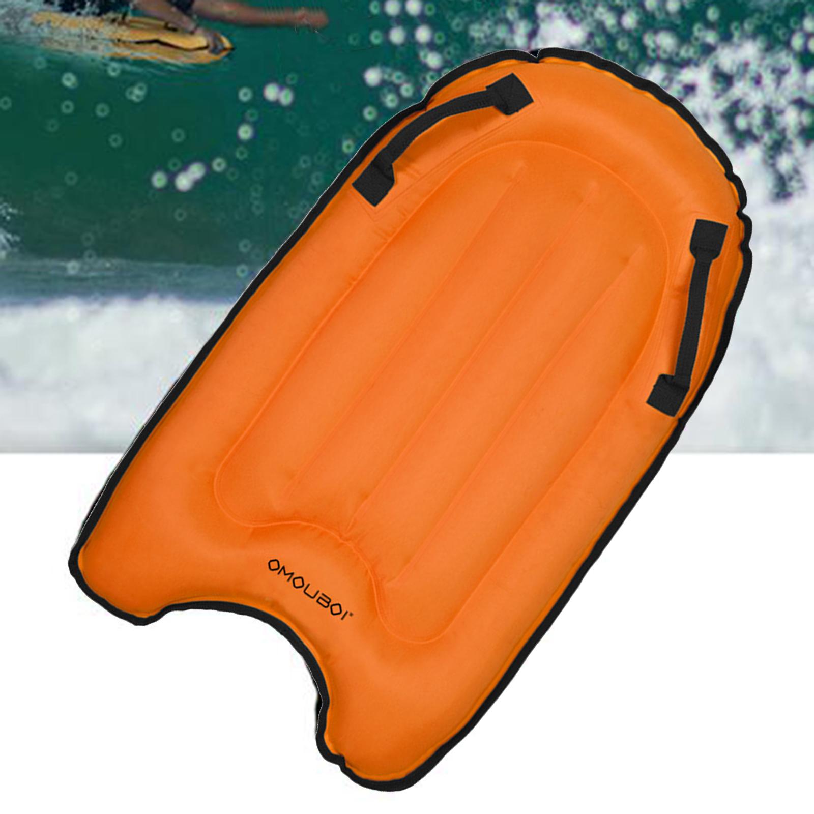 Inflatable Float Board Swimming Surfboard Surfing Toy Orange_Board Only